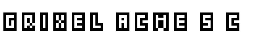 Grixel Acme 5 CompCapsOX font